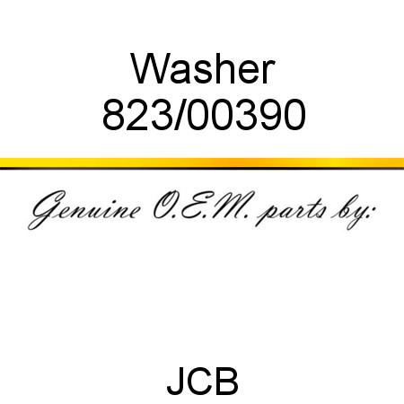 Washer 823/00390
