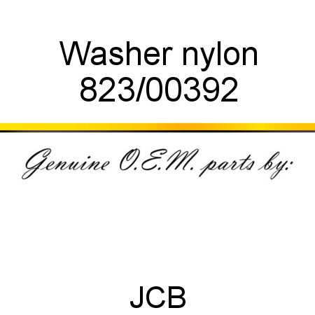 Washer, nylon 823/00392