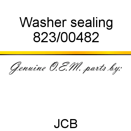 Washer, sealing 823/00482