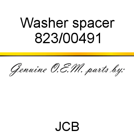 Washer, spacer 823/00491