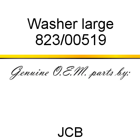 Washer, large 823/00519