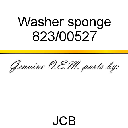 Washer, sponge 823/00527
