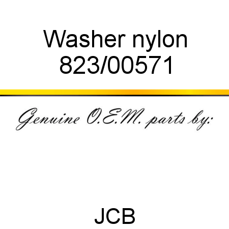 Washer, nylon 823/00571