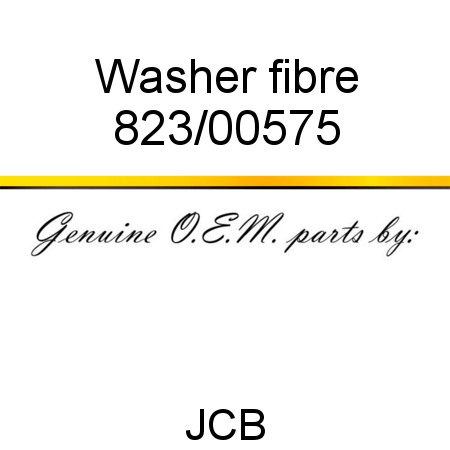 Washer, fibre 823/00575