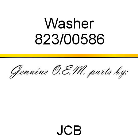 Washer 823/00586