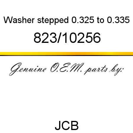 Washer, stepped, 0.325 to 0.335 823/10256