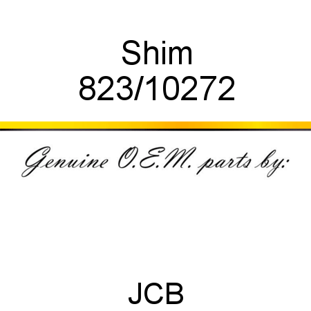 Shim 823/10272