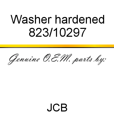 Washer, hardened 823/10297