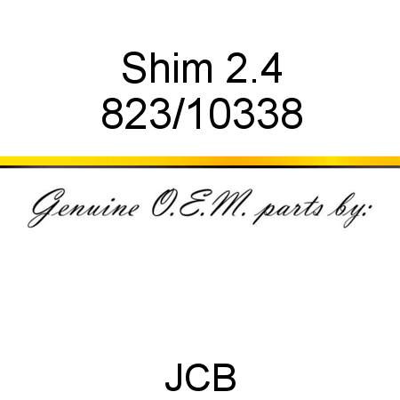 Shim, 2.4 823/10338