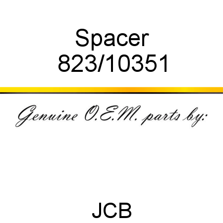 Spacer 823/10351