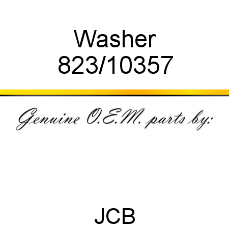 Washer 823/10357