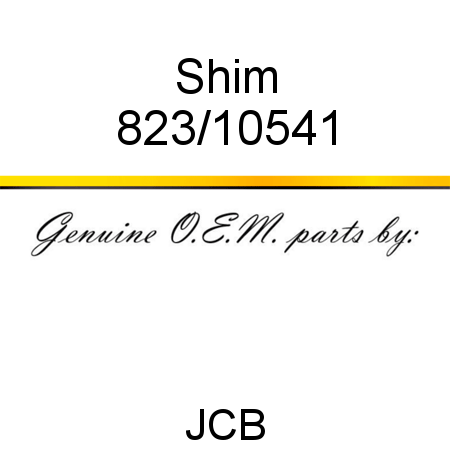 Shim 823/10541