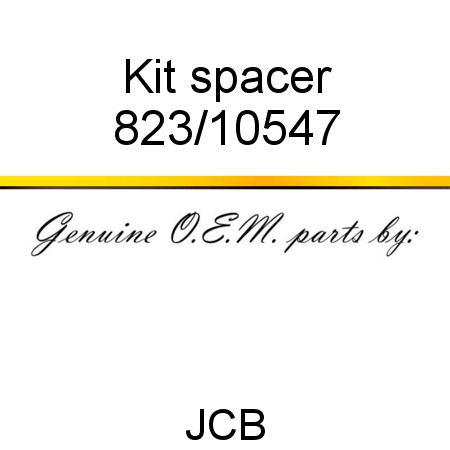 Kit, spacer 823/10547