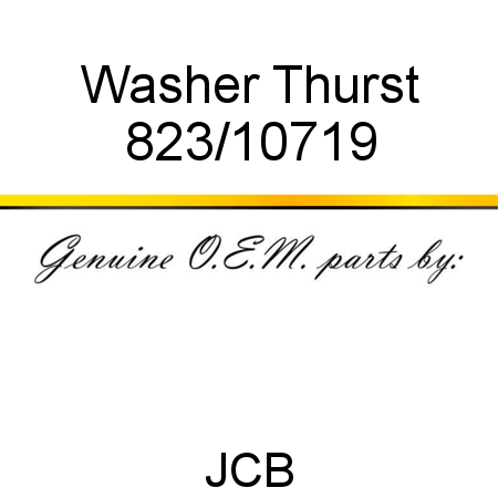 Washer, Thurst 823/10719