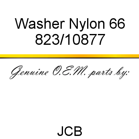 Washer, Nylon 66 823/10877