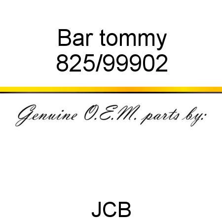 Bar, tommy 825/99902