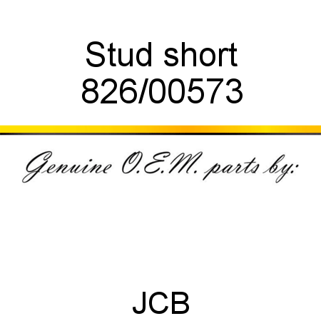 Stud, short 826/00573