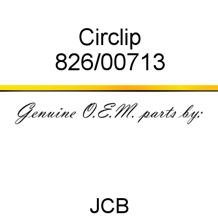 Circlip 826/00713