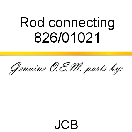 Rod, connecting 826/01021