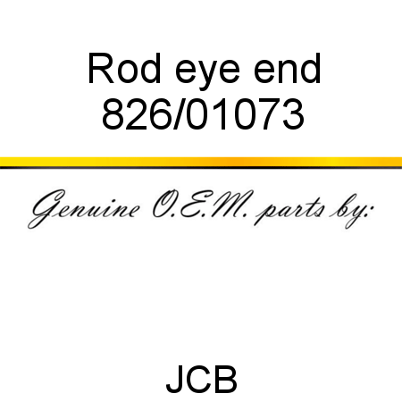 Rod, eye end 826/01073