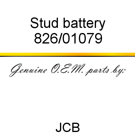 Stud, battery 826/01079