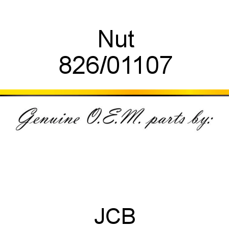 Nut 826/01107