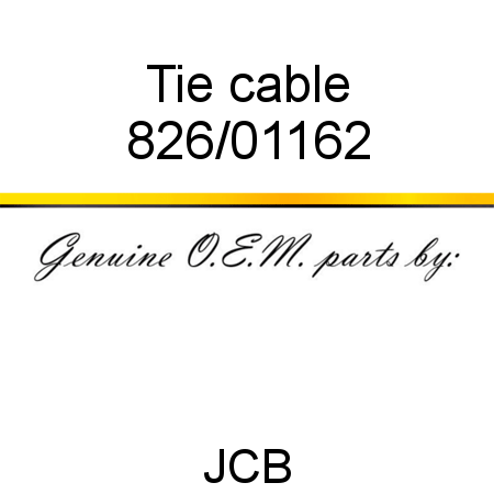 Tie, cable 826/01162