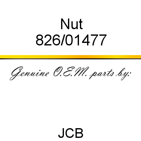 Nut 826/01477
