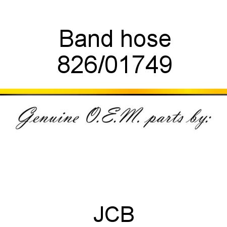 Band, hose 826/01749