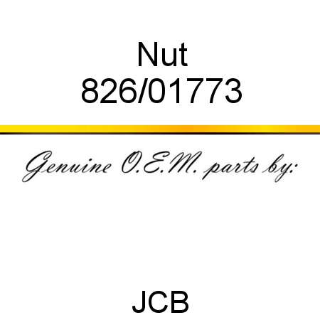 Nut 826/01773