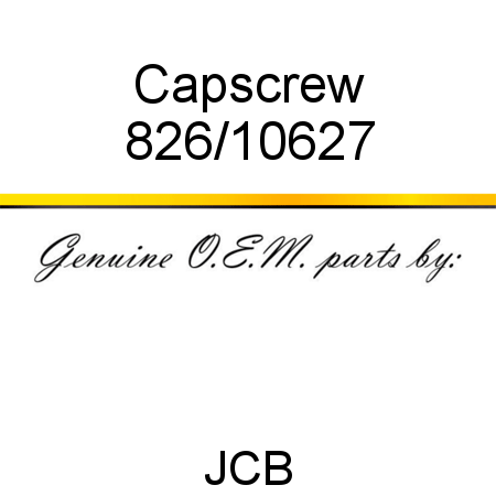 Capscrew 826/10627