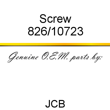 Screw 826/10723