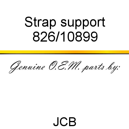 Strap, support 826/10899