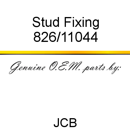 Stud, Fixing 826/11044