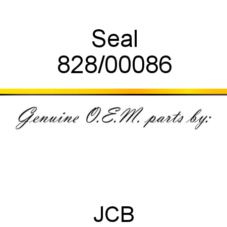 Seal 828/00086