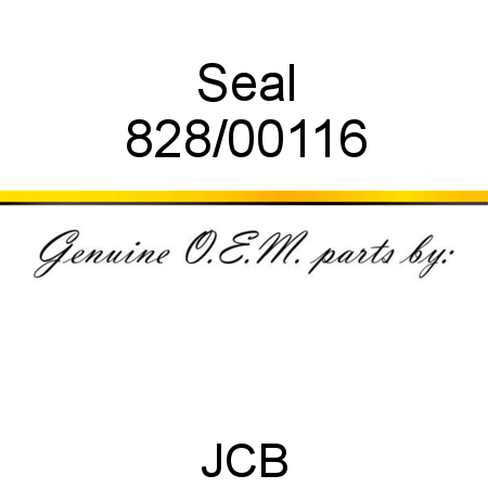 Seal 828/00116