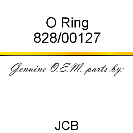 O Ring 828/00127