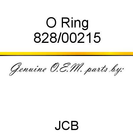 O Ring 828/00215