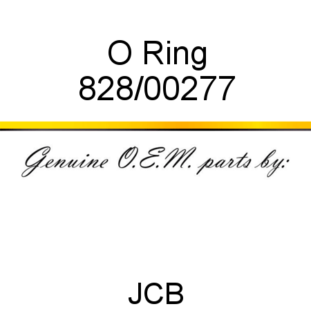 O Ring 828/00277