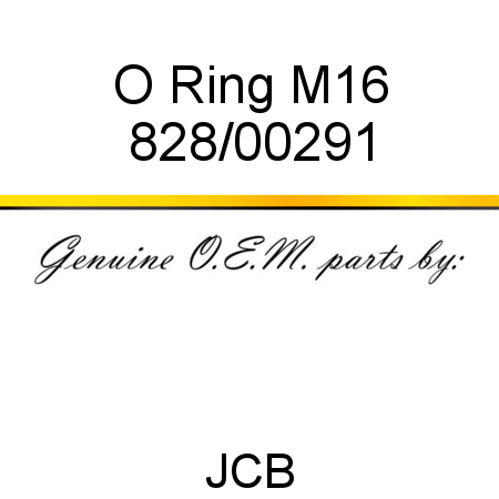 O Ring, M16 828/00291