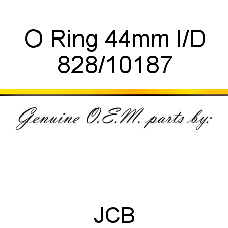 O Ring, 44mm I/D 828/10187