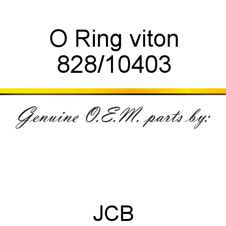 O Ring, viton 828/10403