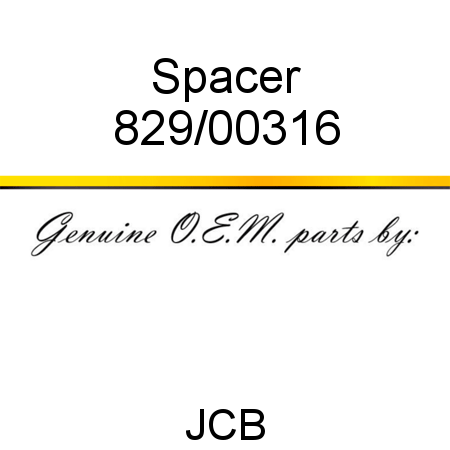 Spacer 829/00316