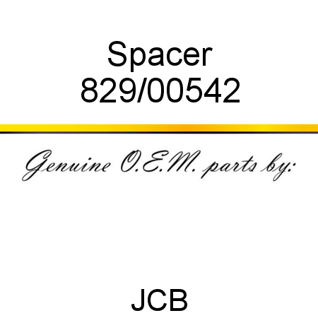 Spacer 829/00542