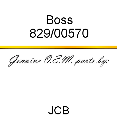 Boss 829/00570