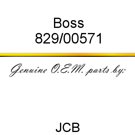 Boss 829/00571