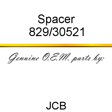 Spacer 829/30521