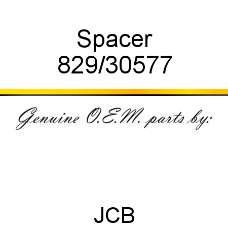 Spacer 829/30577