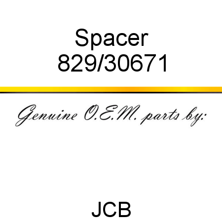 Spacer 829/30671
