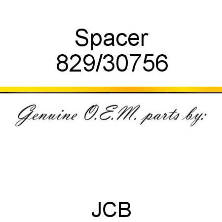 Spacer 829/30756